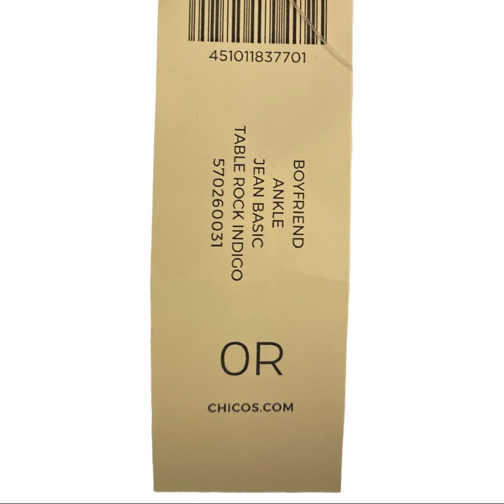 Chico’s Boyfriend Ankle Jeans Size 4 - Picture 10 of 10